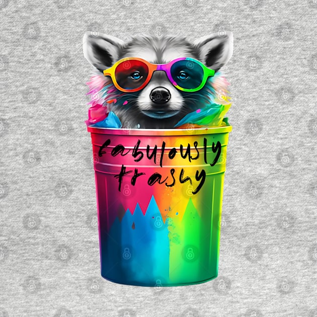 Rainbow Rascal: Fabulously Trashy Design by zoocostudio